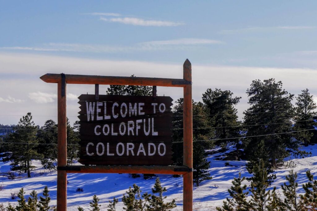 Welcome to colorado signs