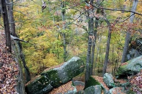 Popular Trails Rim Rock Trail and Warner Point Nature Trail