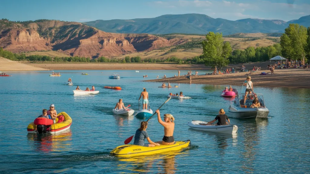 Boating and Water Activities in Ridgway State Park