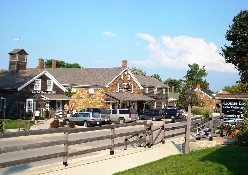 Street in the Amana Colonies in Iowa
